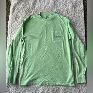 Vineyard Vines Mint Long Sleeve Tee Size Medium 100% Cotton